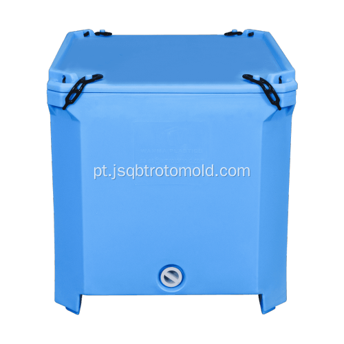 Caixa refrigeradora grande para recipiente de peixe isolado para armazenamento de alimentos frios para frutos do mar